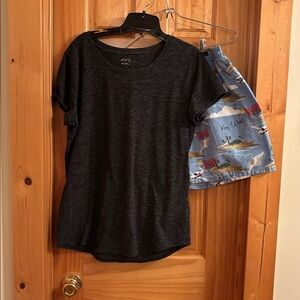 KEY WEST JOCKEY SHORTS W/ Alfani Charcoal Gray T-Shirt